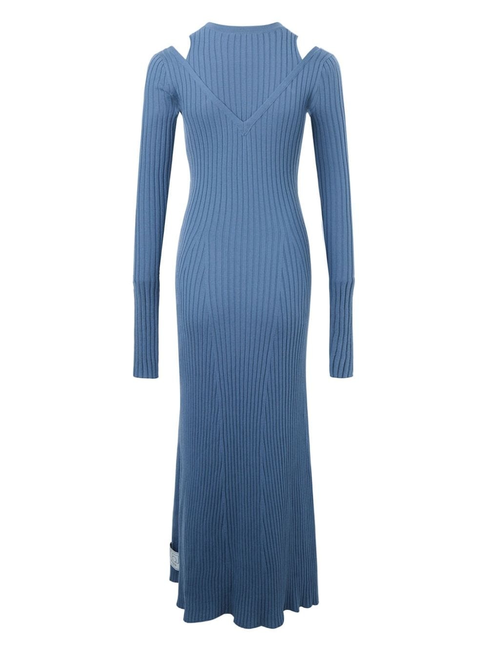 cut-out knitted dress - 5