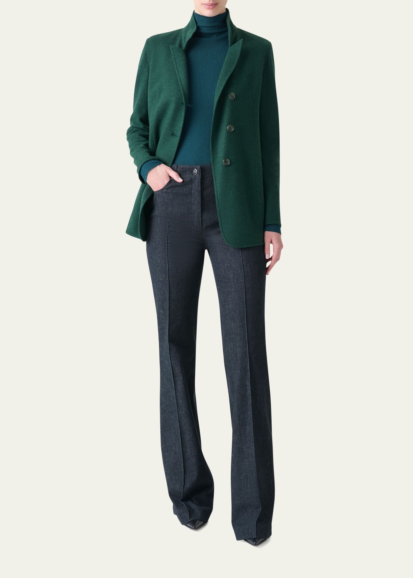 Liam Cashmere Jersey Jacket - 2