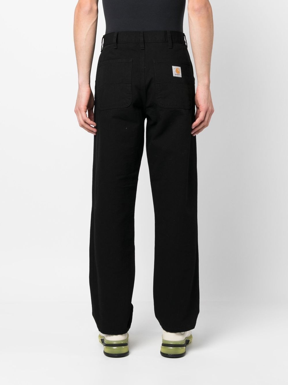 mid-rise straight-leg jeans - 4