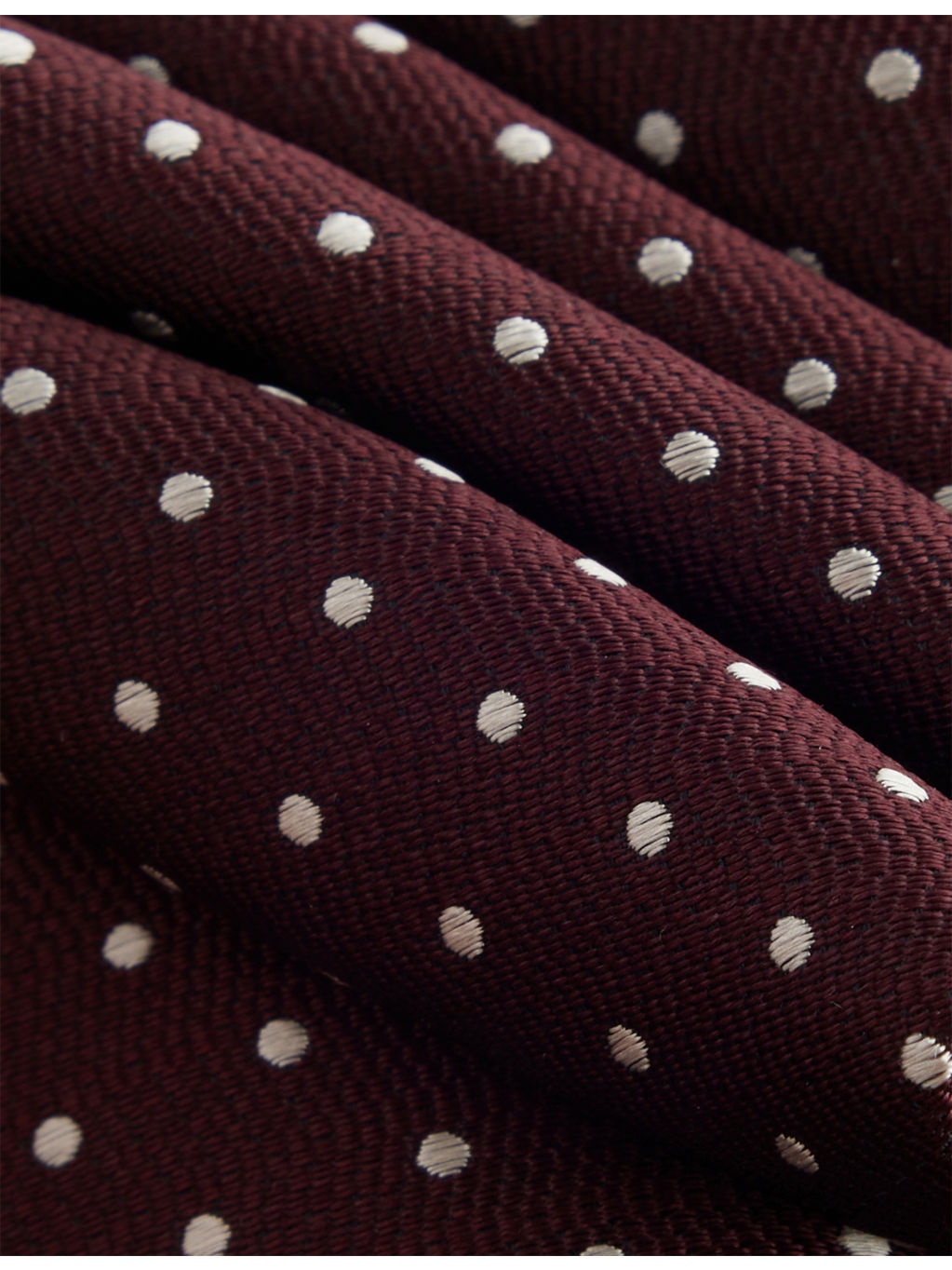 Micro Polka-Dot Silk Tie - 2