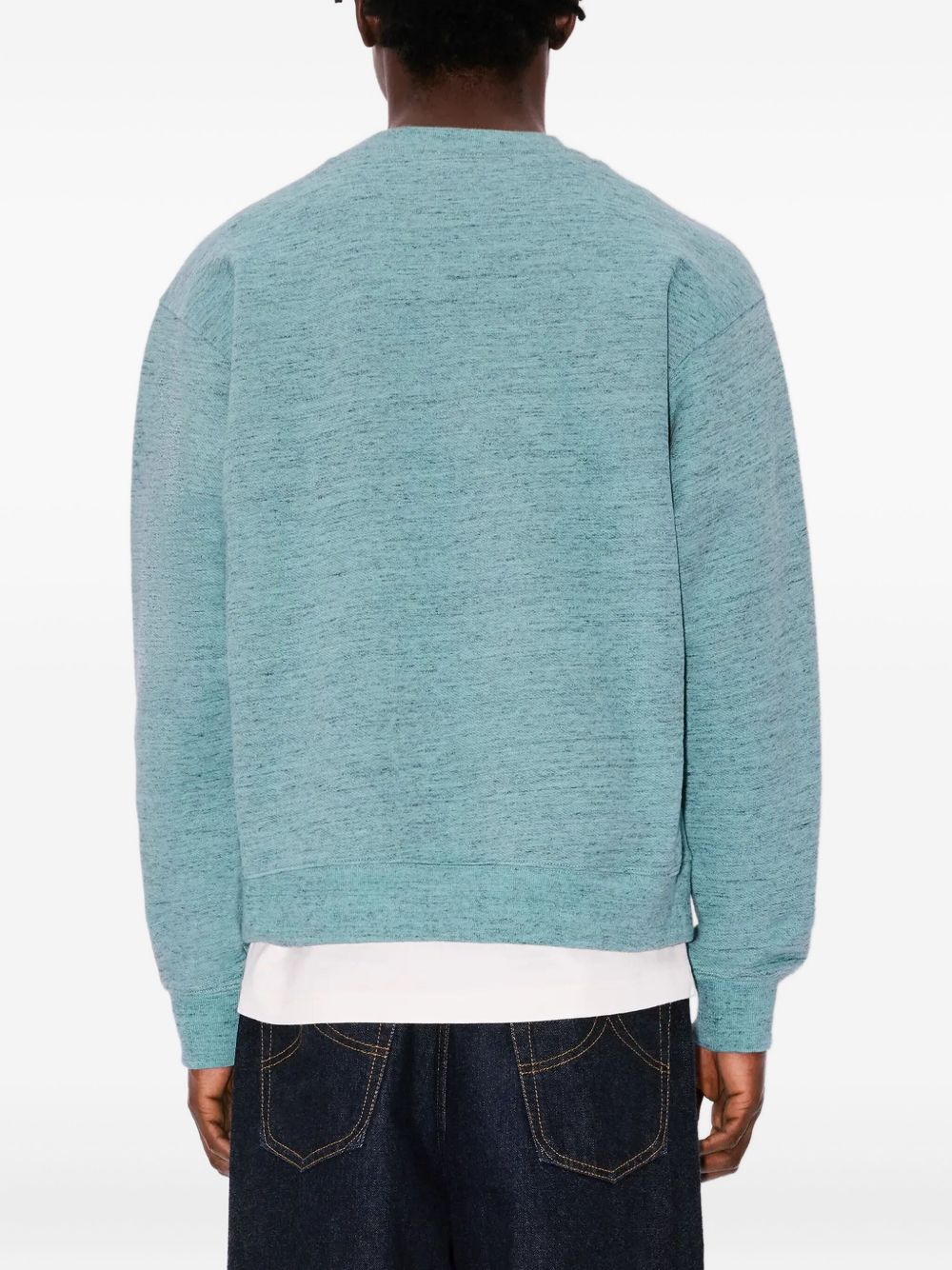 PARIS CHAINSTITCH-EMBROIDERED LOGO SWEATSHIRT - 5
