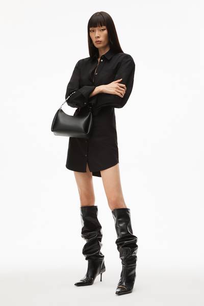 Alexander Wang DETACHED COLLAR SHIRTDRESS IN COTTON outlook