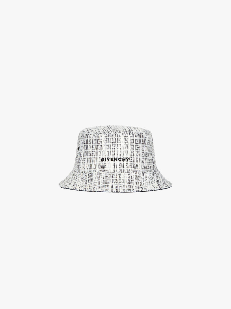 REVERSIBLE BUCKET HAT IN 4G JACQUARD 1