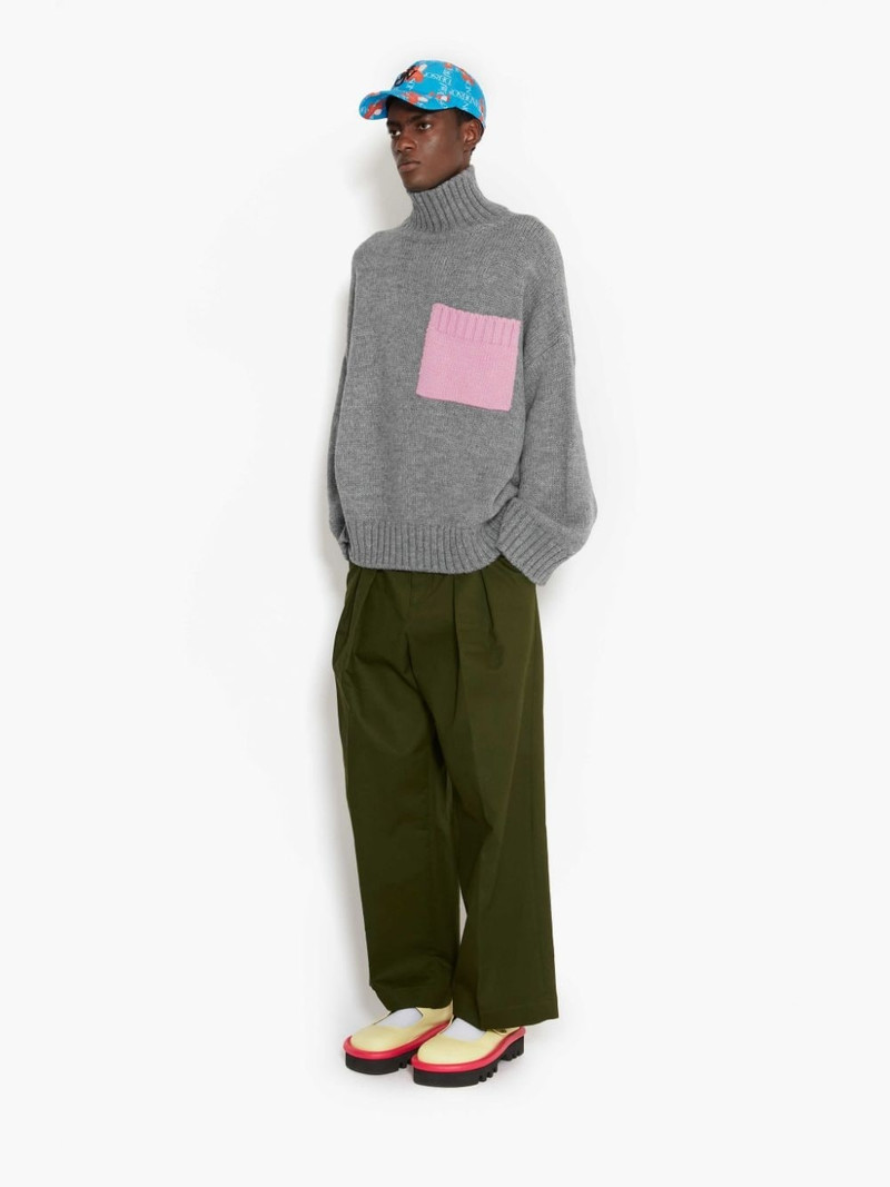 patch-pocket turtleneck jumper 3