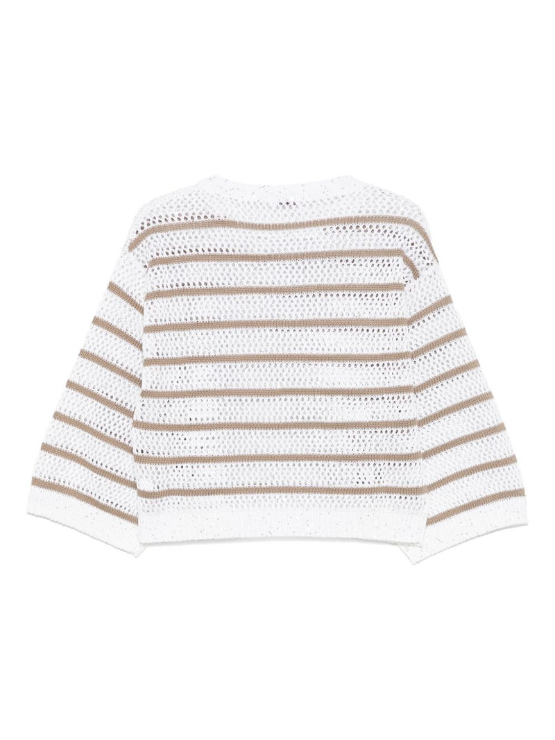 Brunello Cucinelli striped sweater outlook