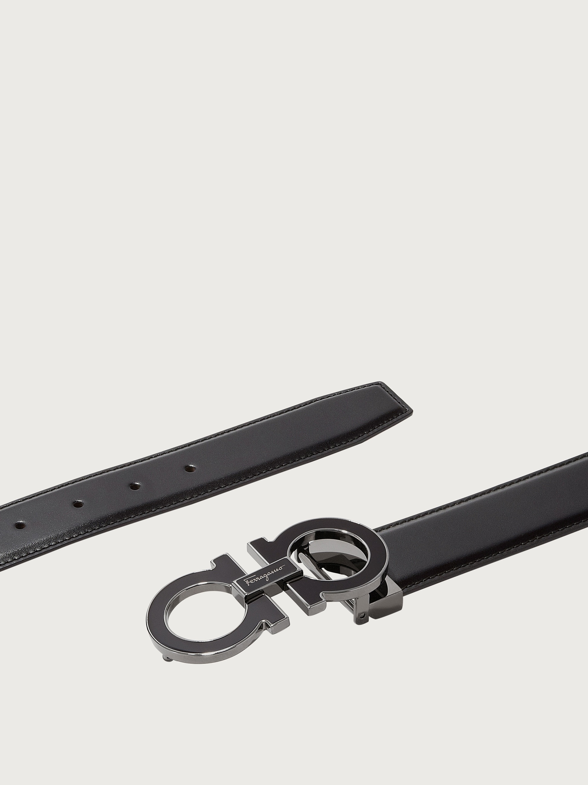Adjustable Gancini belt - 2