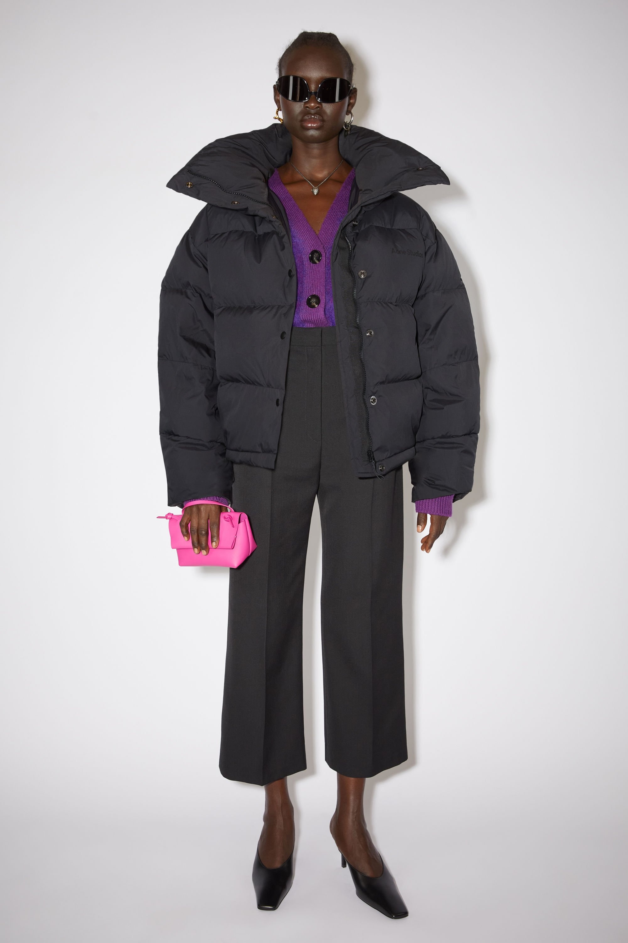 Down puffer jacket - Black - 2
