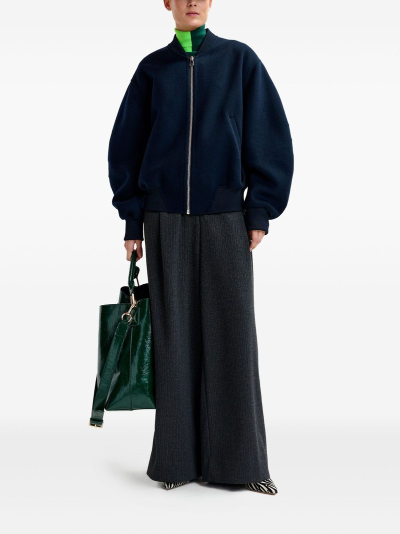 ESSENTIEL ANTWERP Insult pleated pinstripe trousers outlook