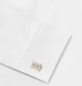 Logo Silver and Gold-Tone Cufflinks - 5