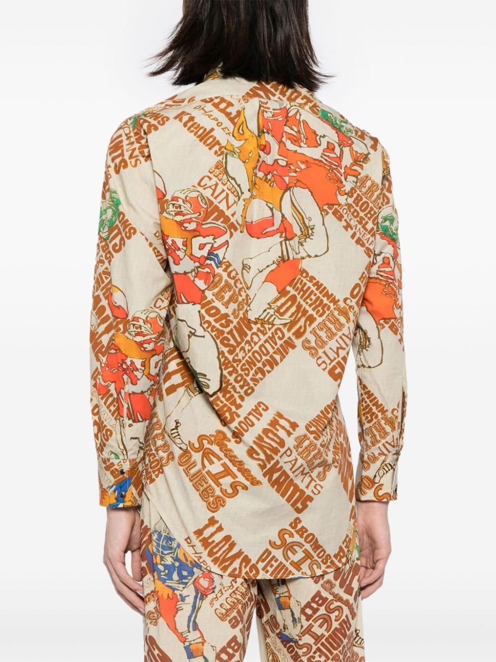 graphic-print cotton shirt - 4
