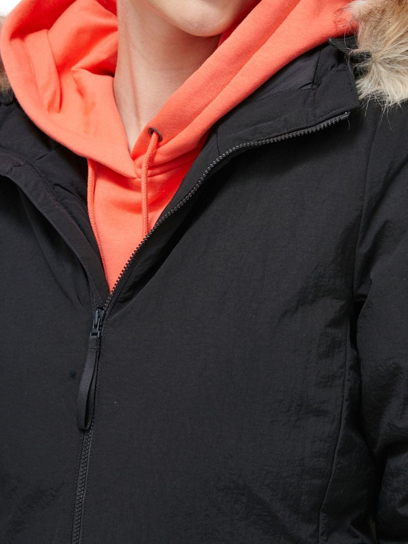 faux-fur hooded jacket 4