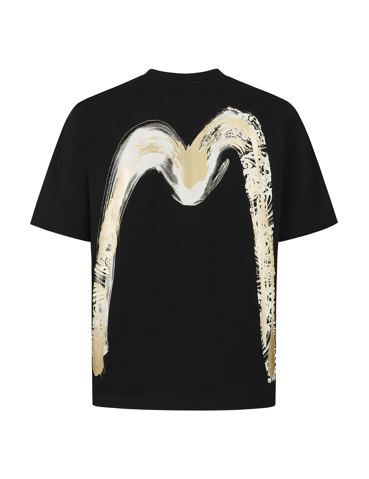 Artistic Brush Daicock Print Relax Fit T-Shirt - 12