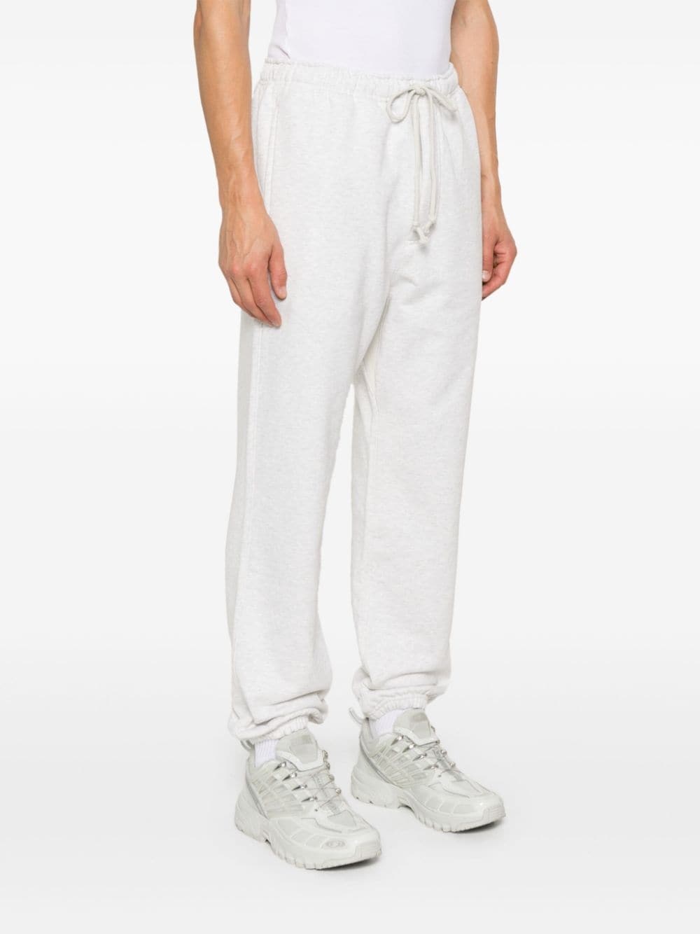 mélange-effect track pants - 4
