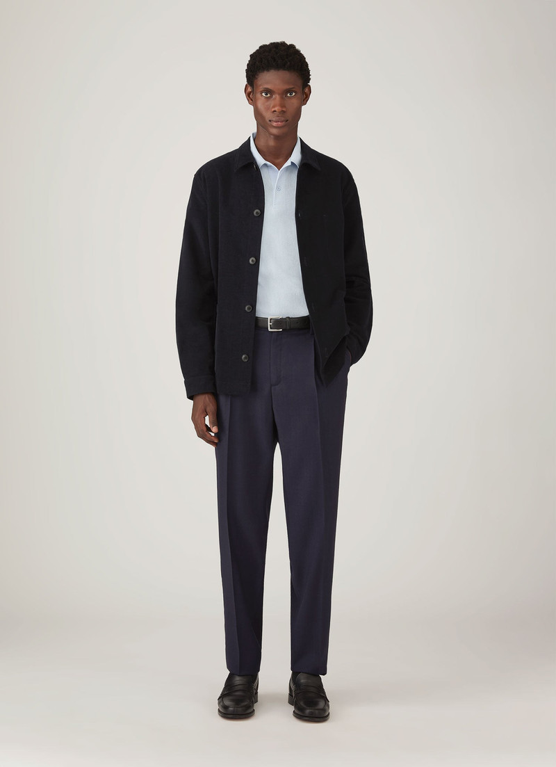 Sunspel Long Sleeve Riviera Polo Shirt outlook