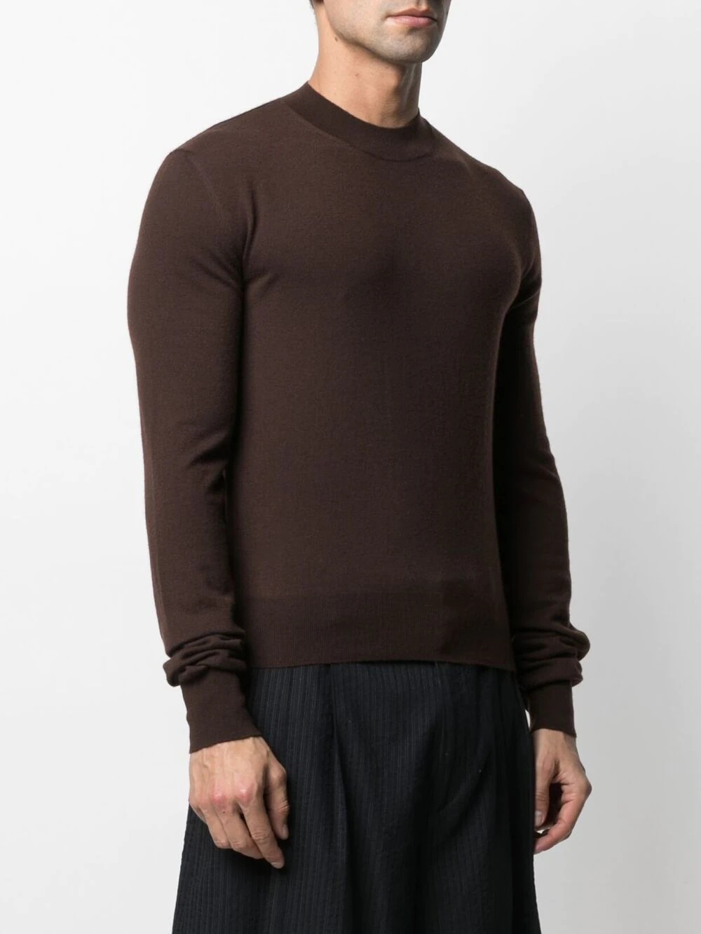 fine-knit long-sleeve jumper - 3