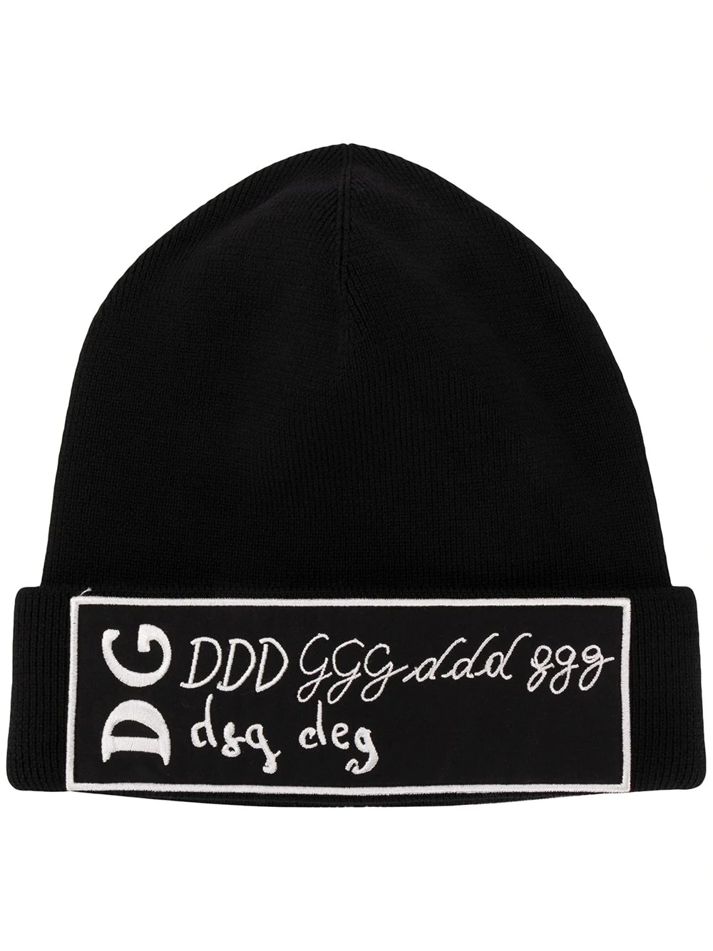 logo-patch beanie - 1