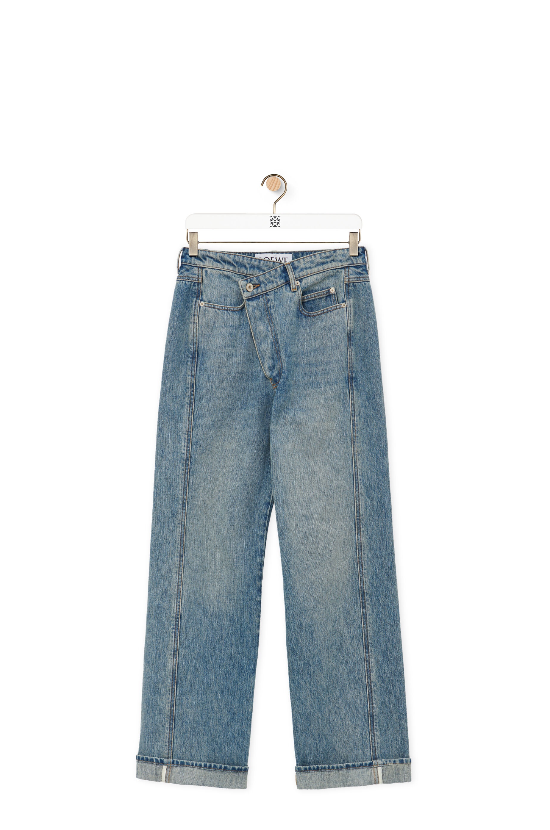 Deconstructed jeans in denim - 1