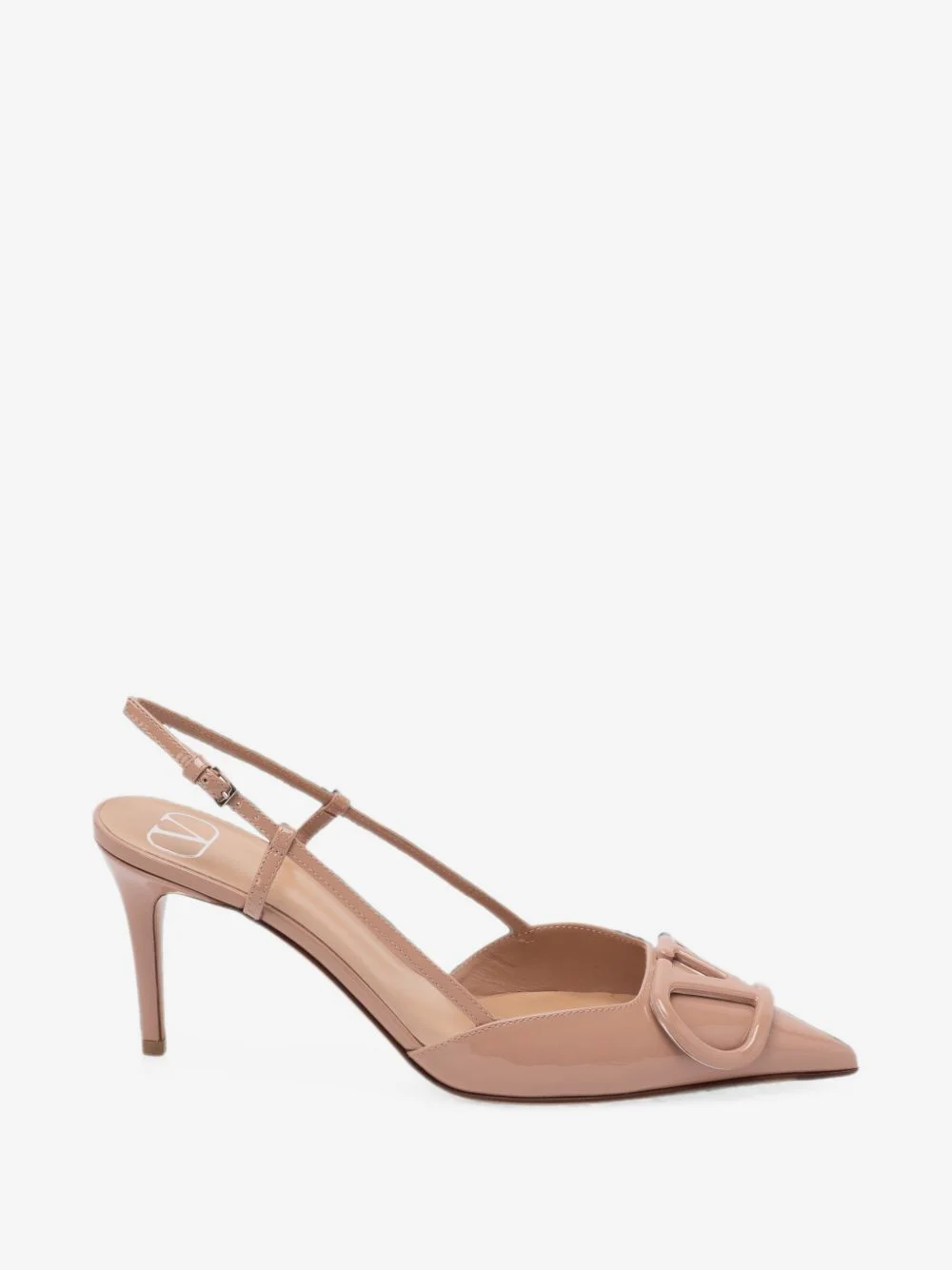 VLogo Signature patent leather pumps - 1