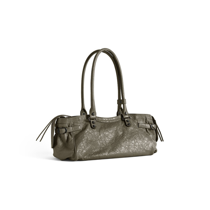Women's Le City Bag East-west in Army Green 3