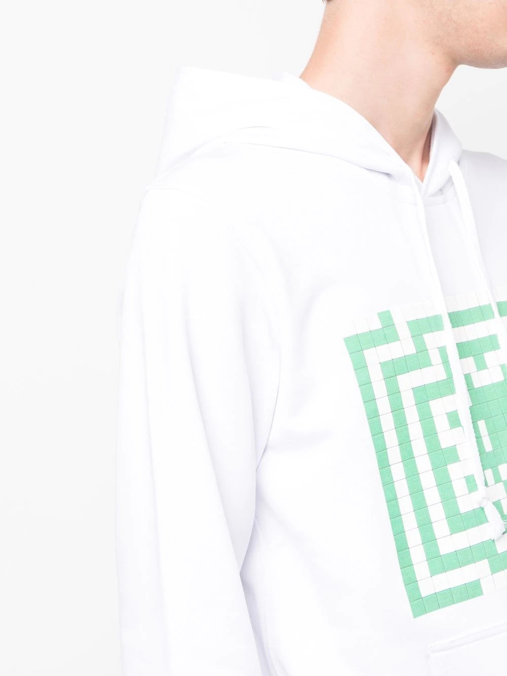 graphic-print drawstring hoodie - 4