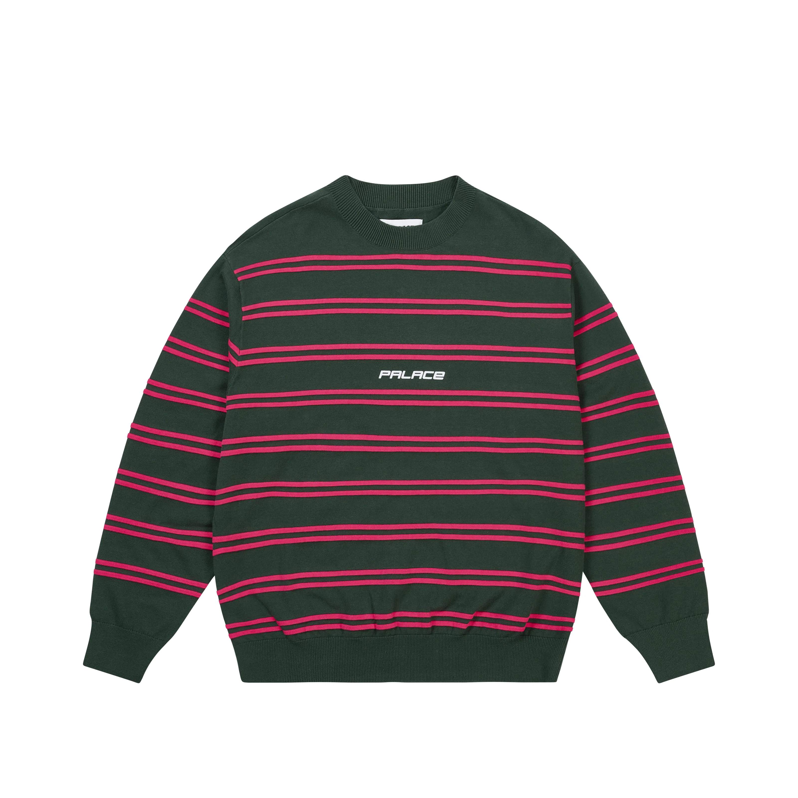 P-STRIPE KNIT GREEN - 1