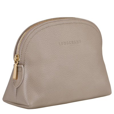 Longchamp Le Foulonné Pouch Turtledove - Leather outlook