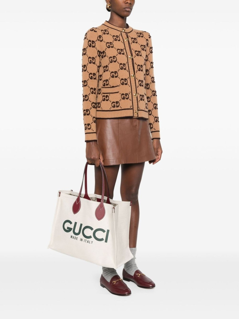GUCCI large Gucci-print tote bag outlook