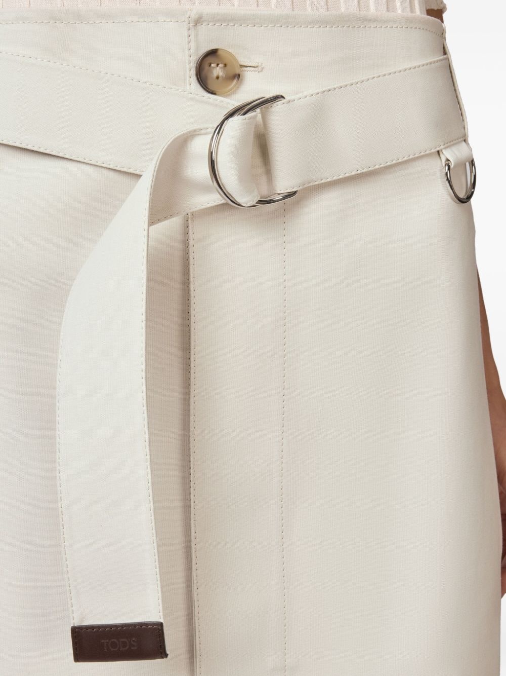 belted midi skirt - 6