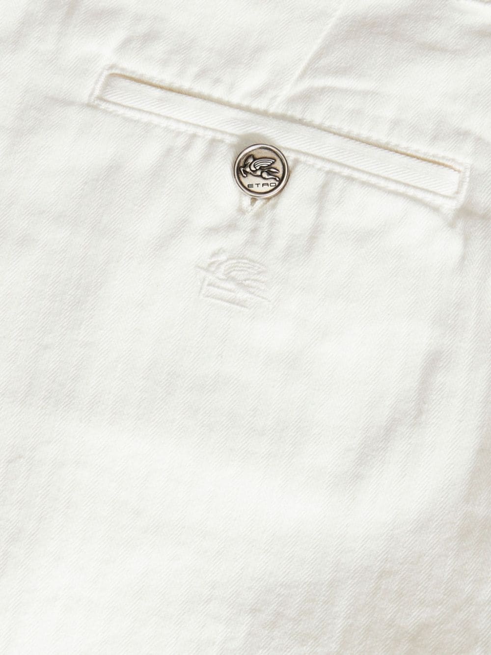 high-waist cotton bermuda shorts - 6