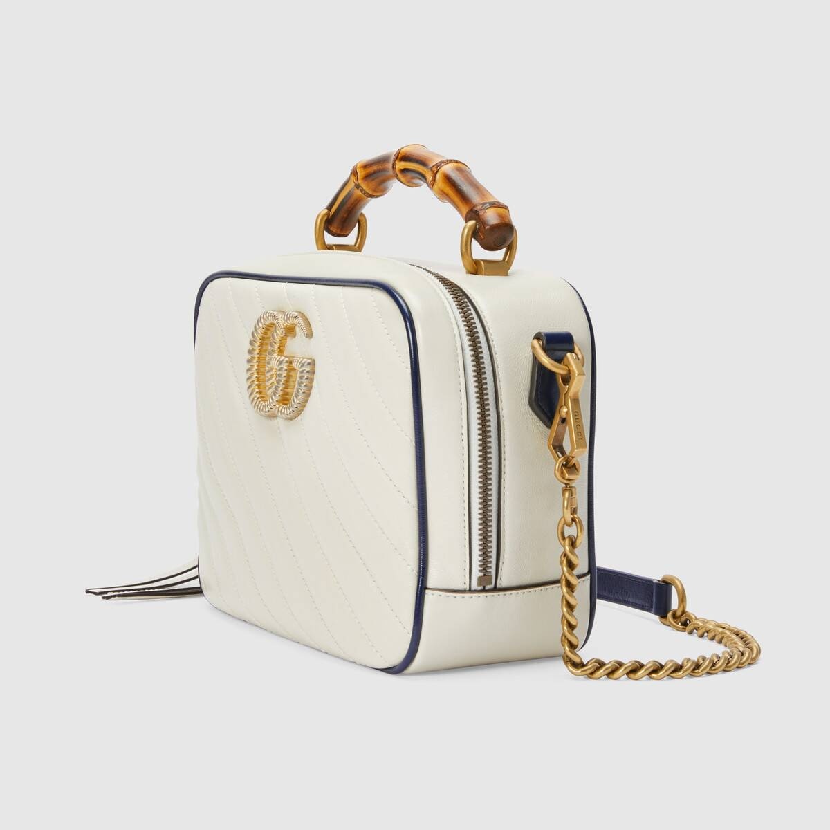 GG Marmont small shoulder bag with bamboo - 2