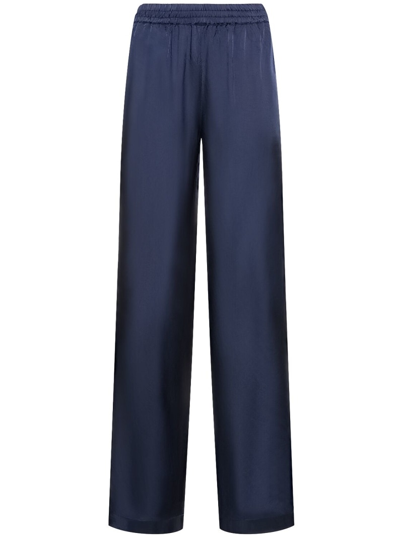 Satin wide pants - 1