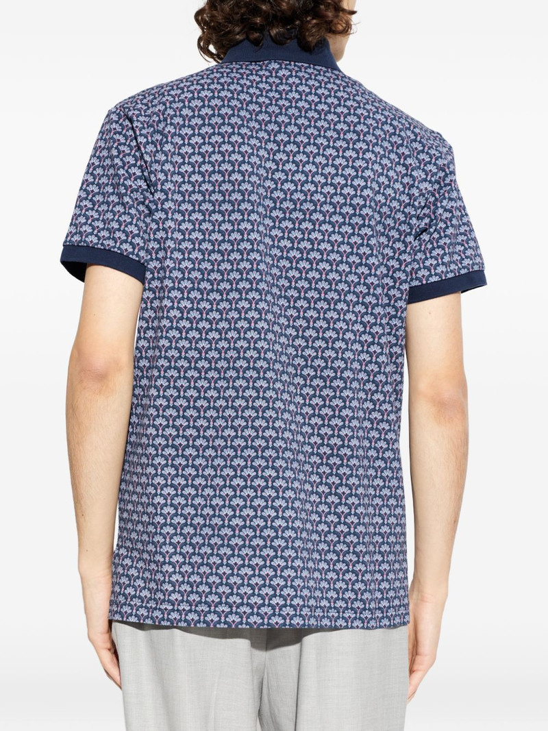 floral-print polo shirt 4
