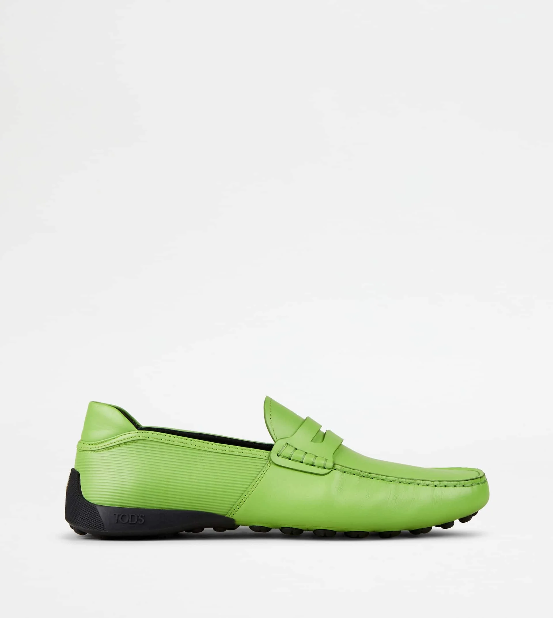 LOAFERS IN LEATHER - GREEN - 1