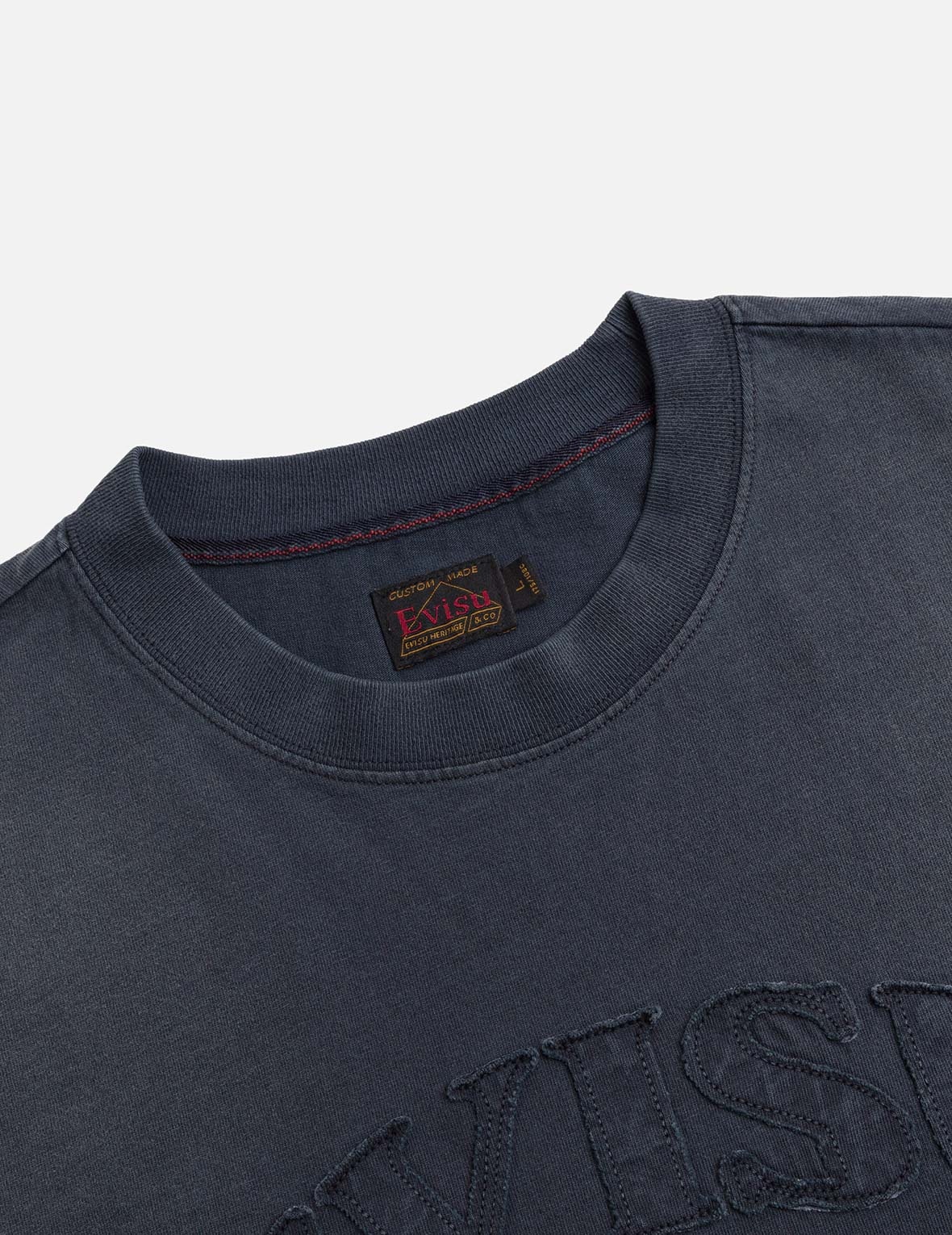 Seagull and Logo Appliqué Embroidery Relax Fit T-Shirt - 7