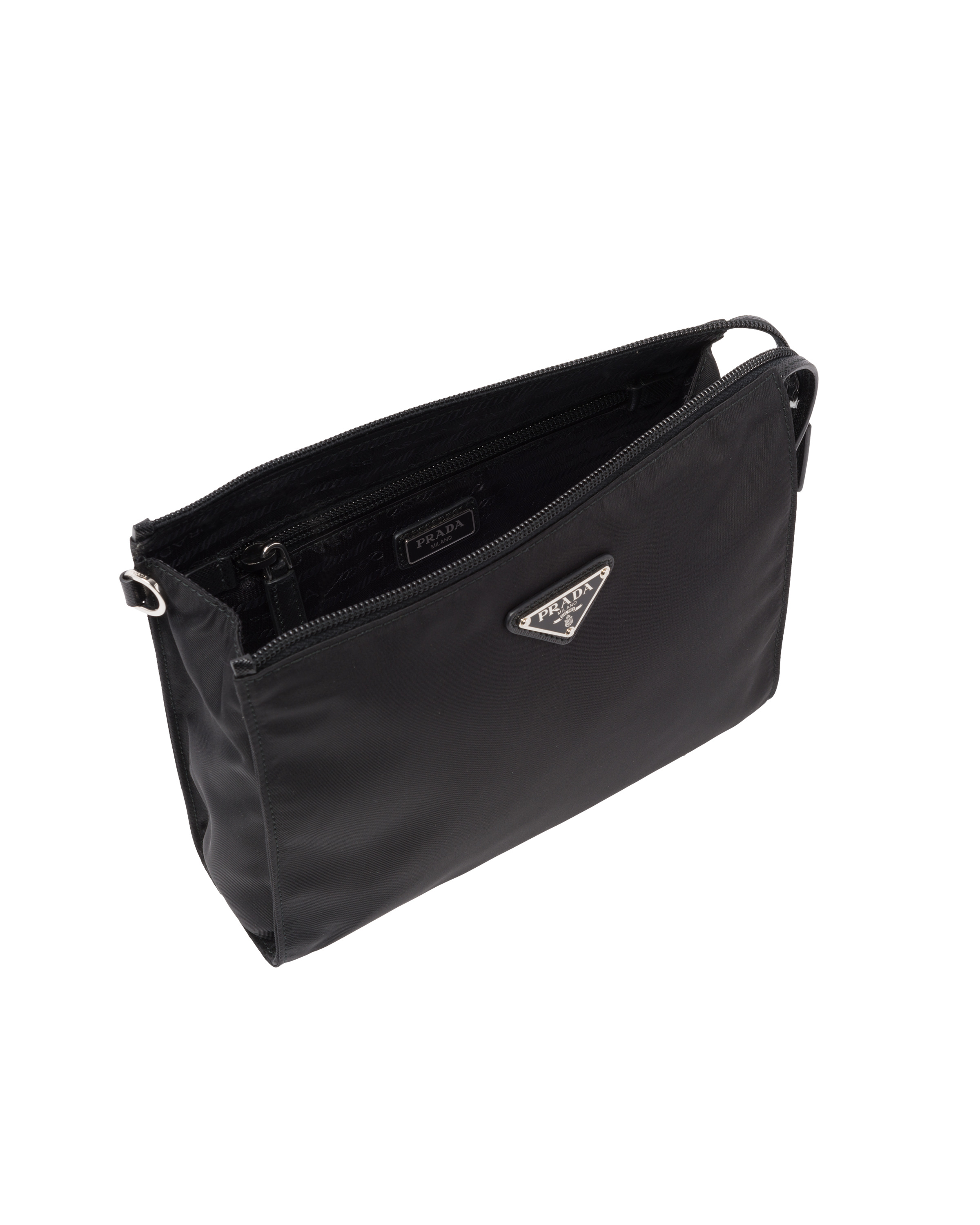 Prada Re-Nylon and Saffiano leather necessaire | REVERSIBLE