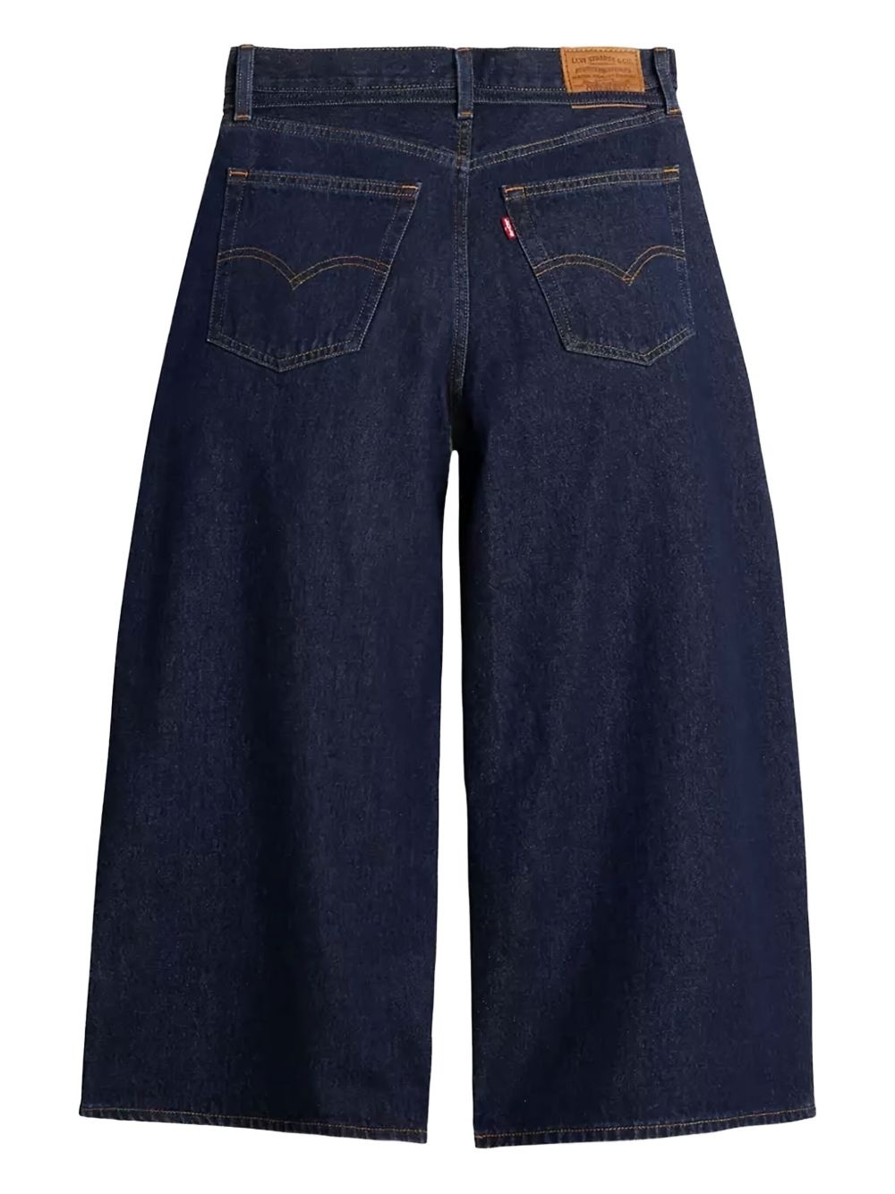 tie-waist cropped jeans - 2
