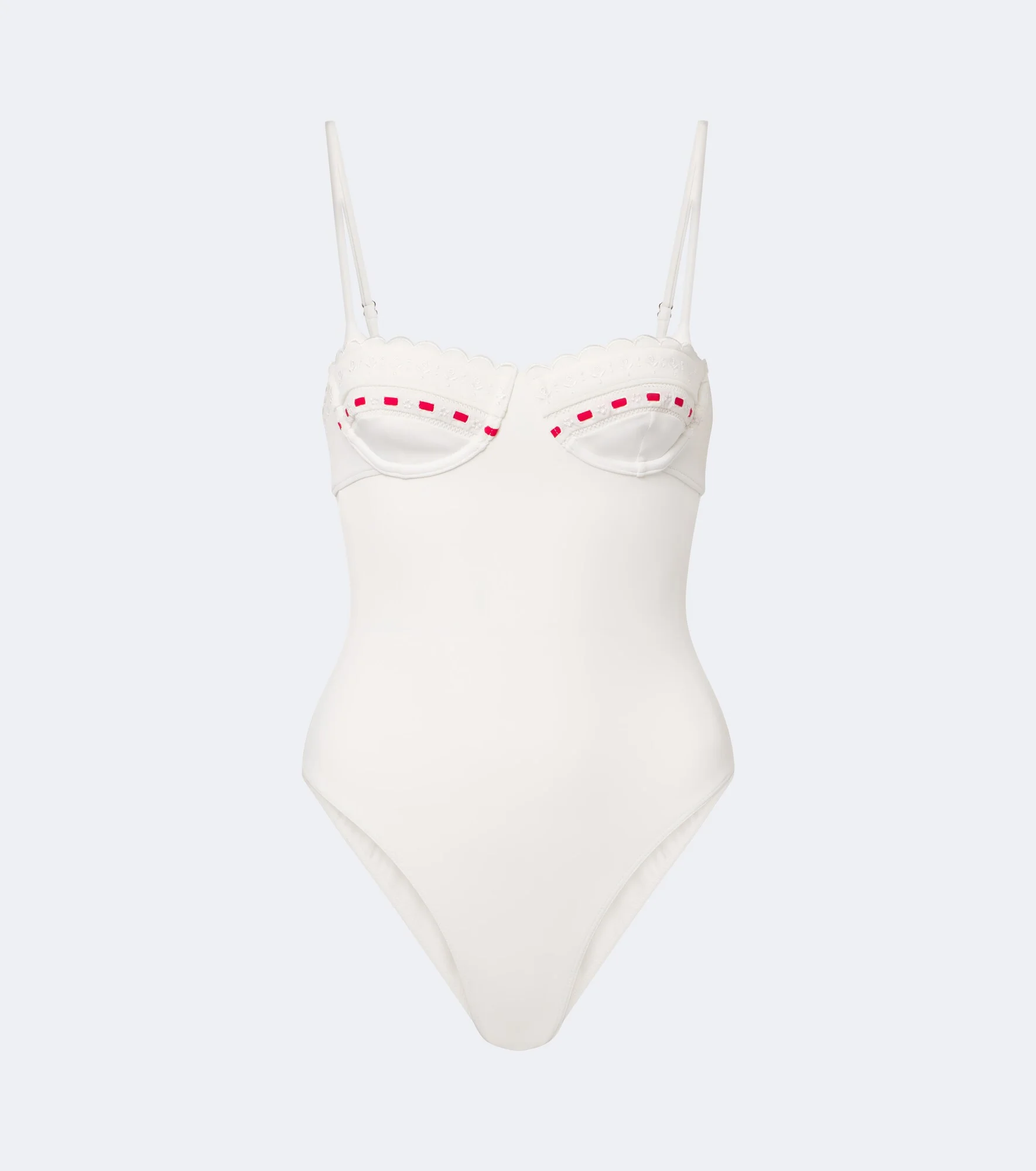 Pia embroidered swimsuit - 1