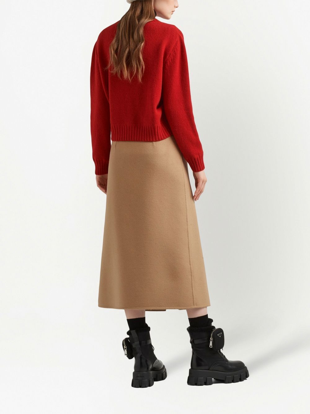 intarsia-knit logo jumper - 3