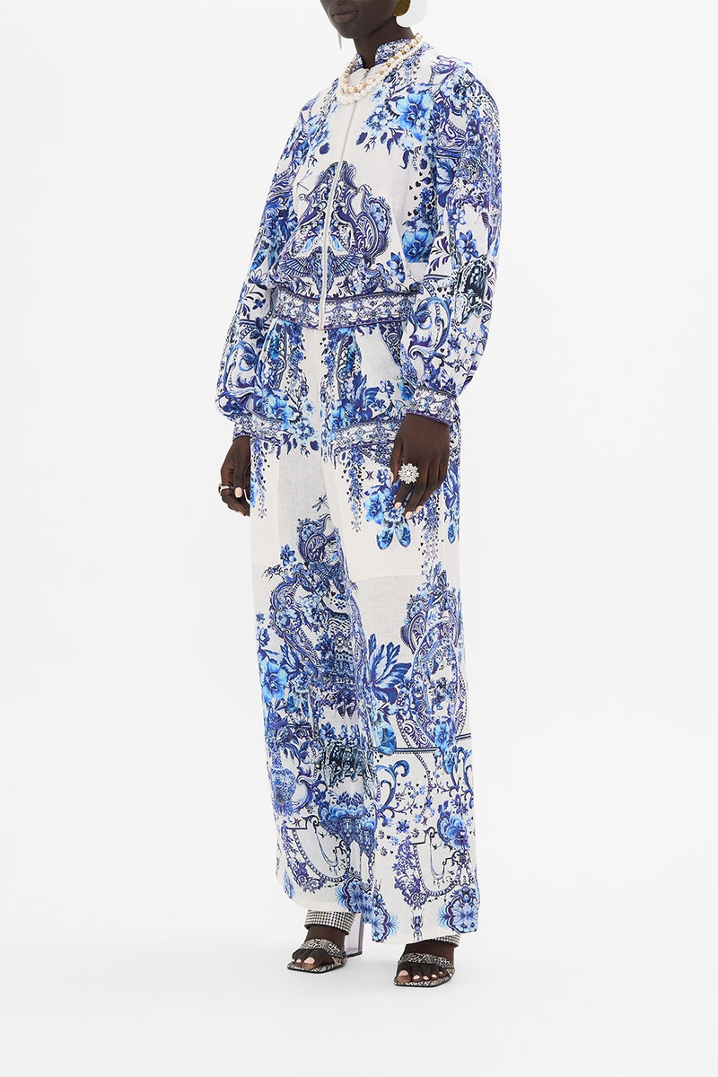 BOMBER JACKET WITH SHIRRED CUFF 4