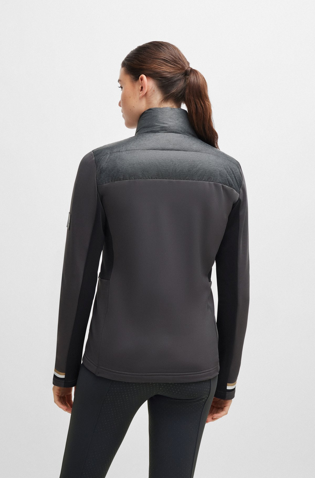 EQUESTRIAN HYBRID PUFFER JACKET WITH WATER-REPELLENT FINISH - 5