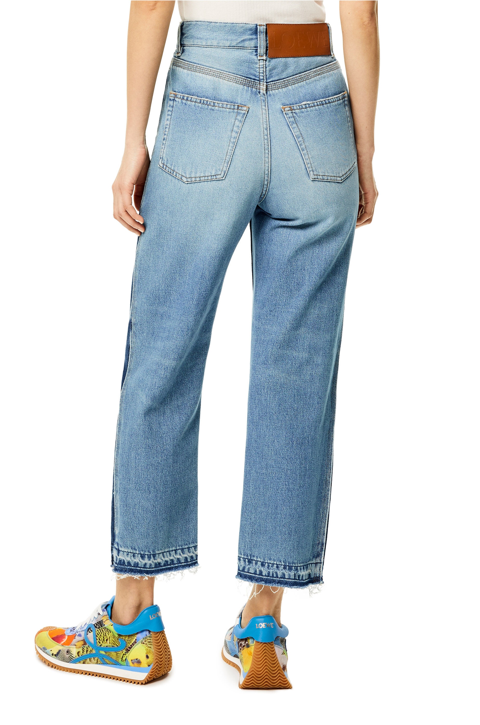Cropped jeans in denim - 4