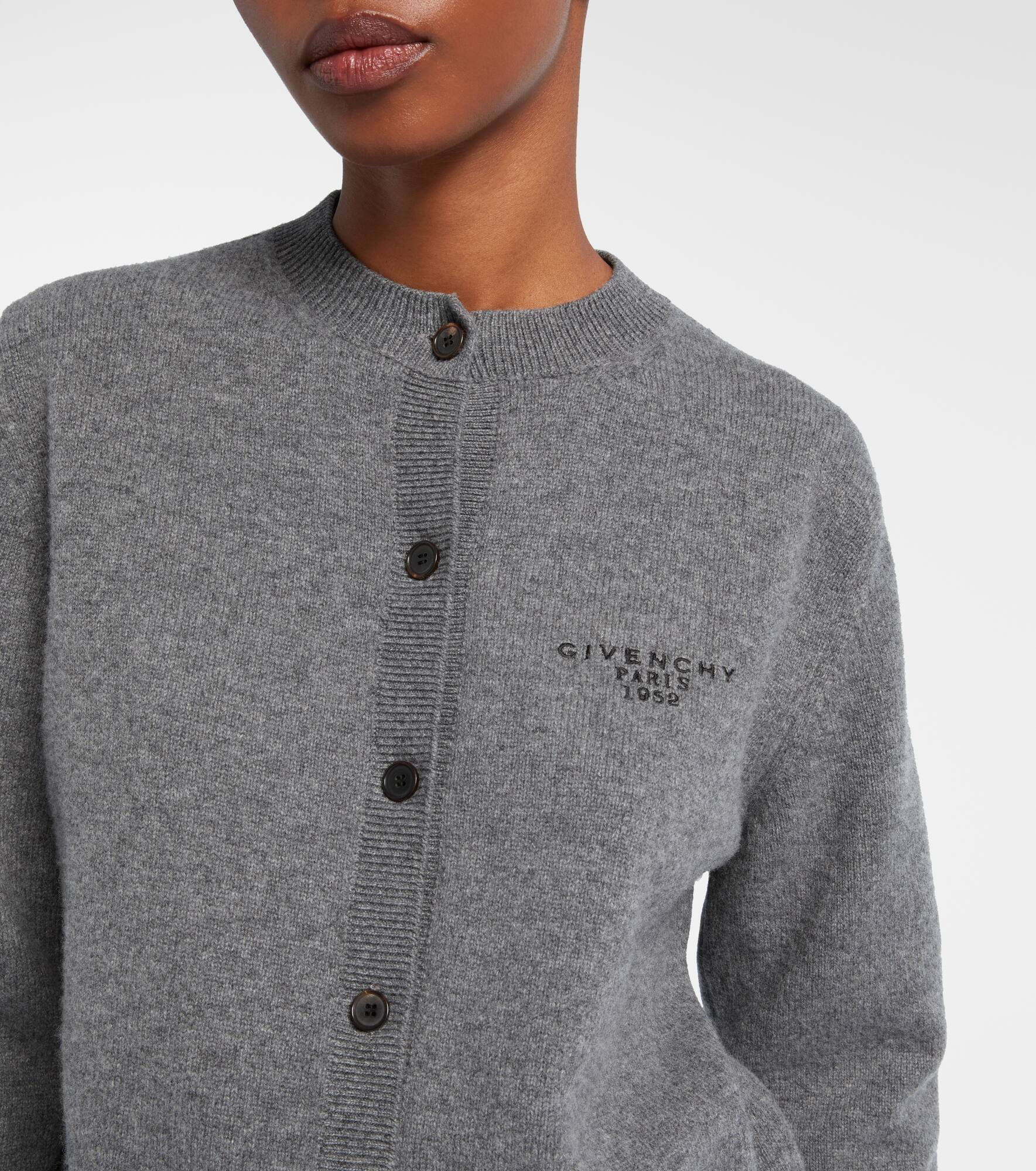 Wool and cashmere cardigan - 4