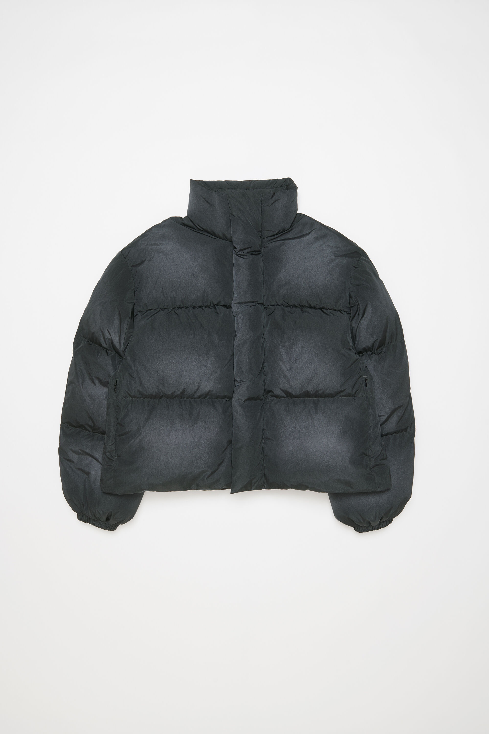 Puffer jacket sprayed - Black - 7