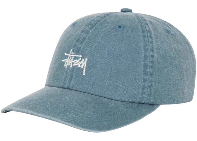 Stüssy Stussy Basic Washed Cap Ink Blue outlook
