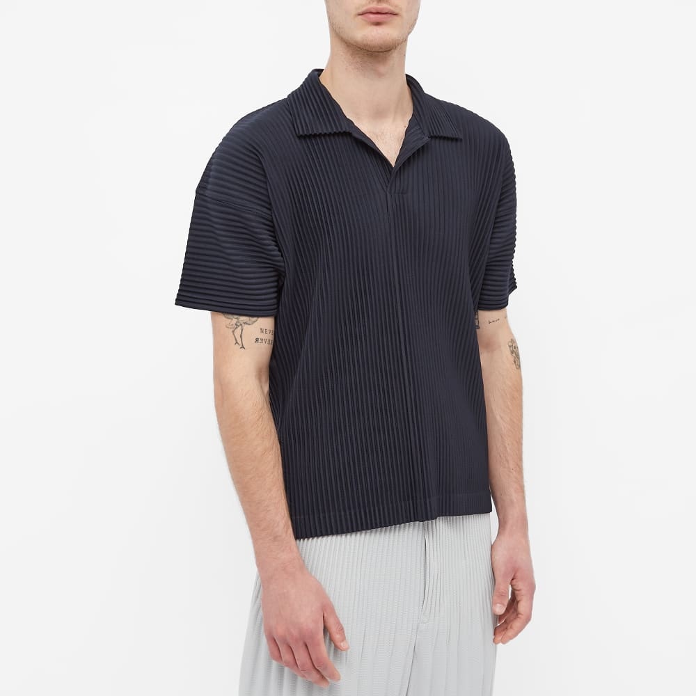 Homme Plissé Issey Miyake Pleated Polo - 4