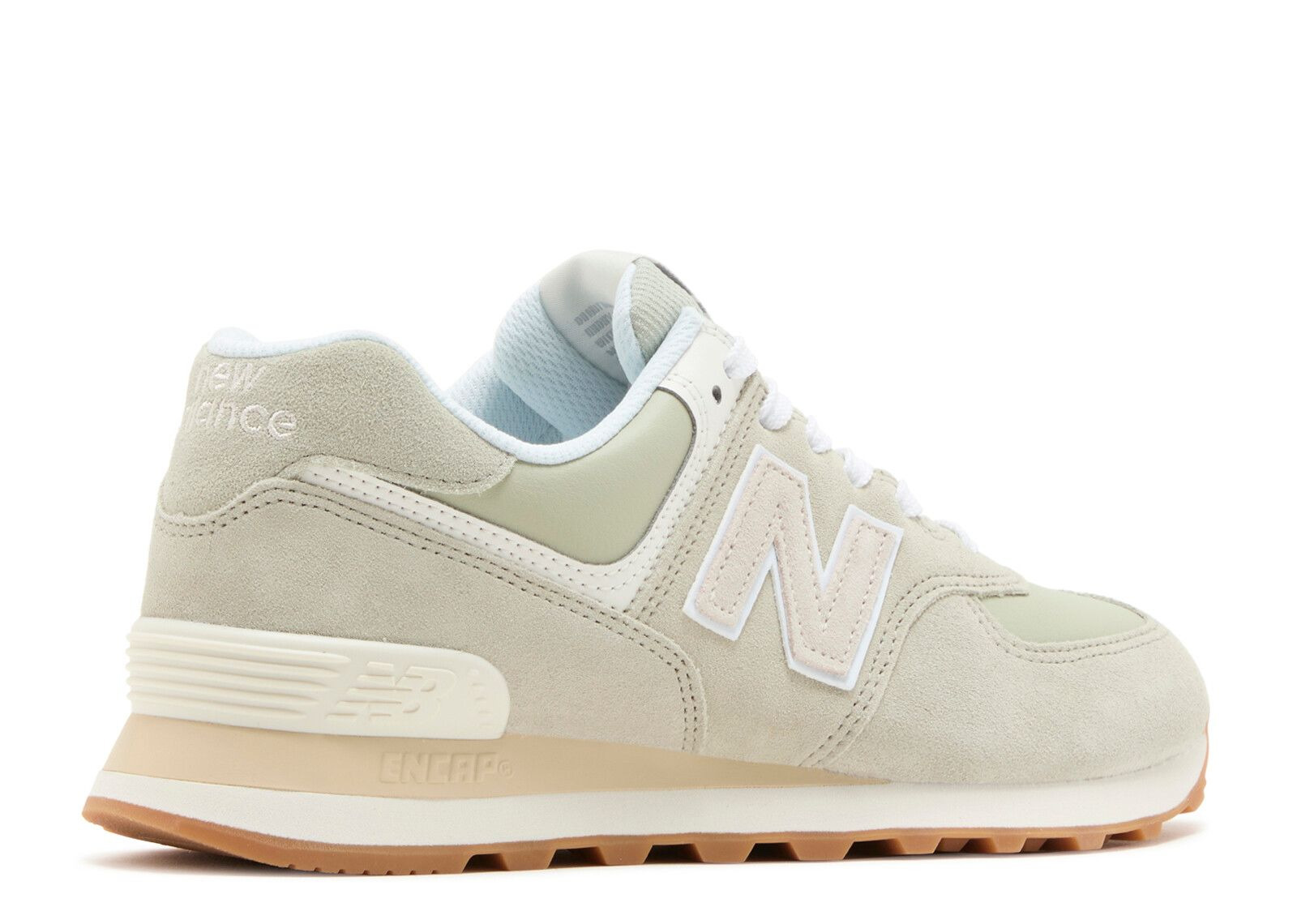 NEW BALANCE WMNS 574 'CALM GREEN ANGORA' - 3