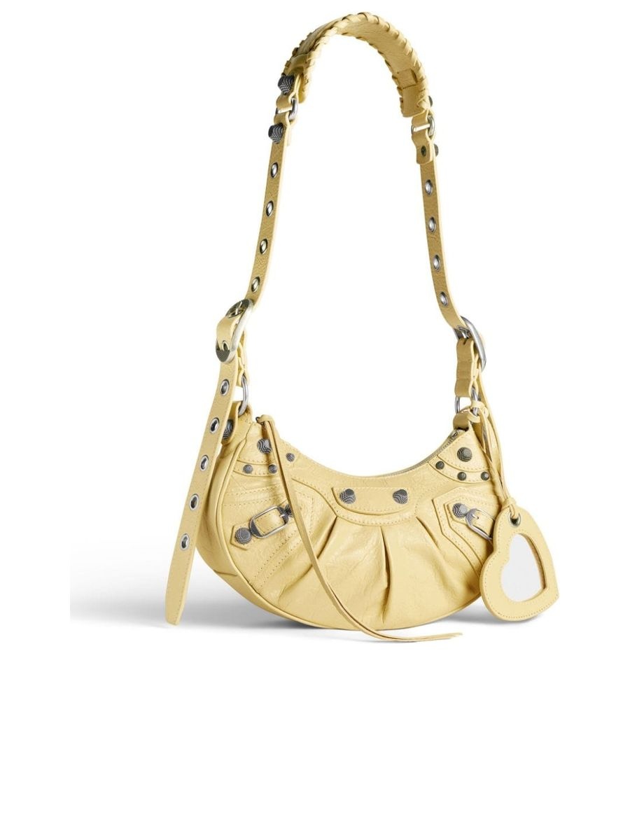 Le Cagole XS Shoulder Bag in Yellow - 3