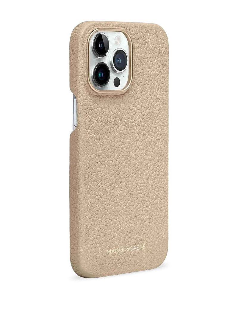 Leather iPhone 15 Pro case 3