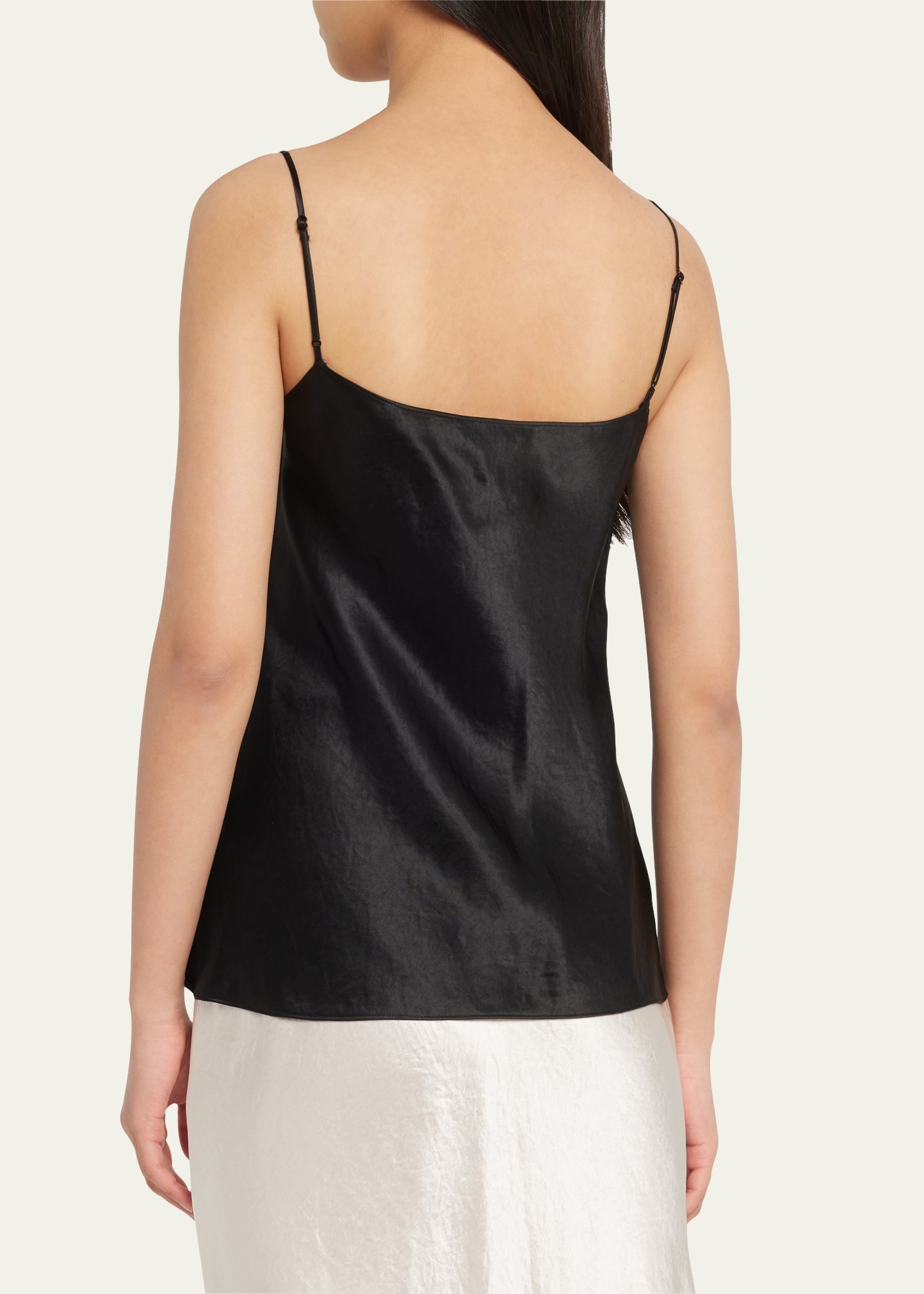 Satin Scoop-Neck Cami - 3