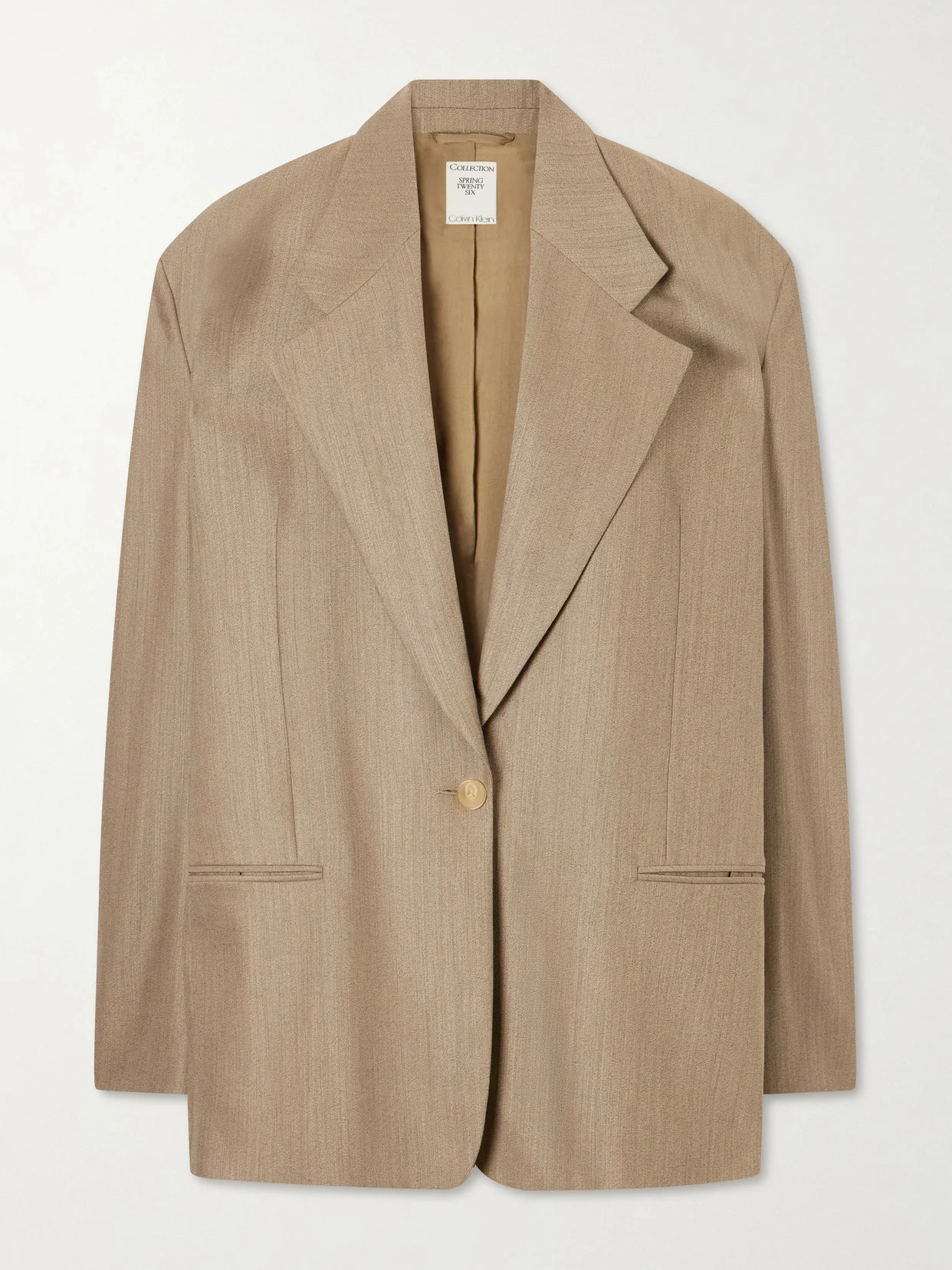 Avery Oversized Wool-blend Blazer - 1